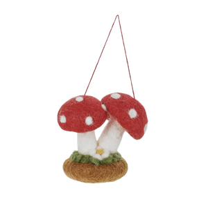 Magical Toadstools Felt Hanging Decoration