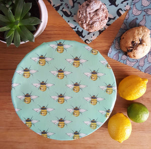 Three of Each Set of 3 (L, M, S) Organic Beeswax Wraps