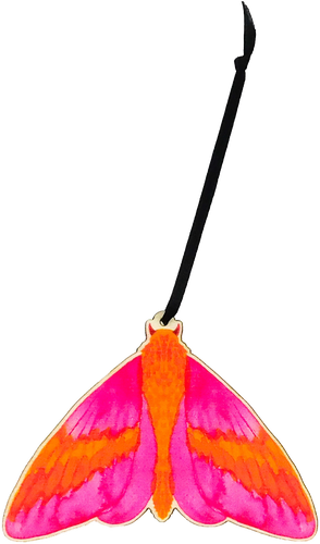 Rosy Maple Moth Hanging Decoration