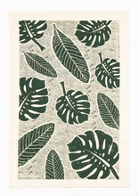 Load image into Gallery viewer, leaf tea towel