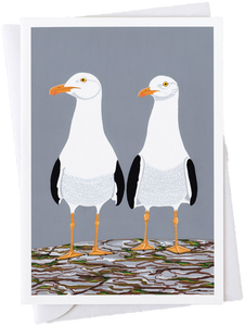 Herring Gulls Card