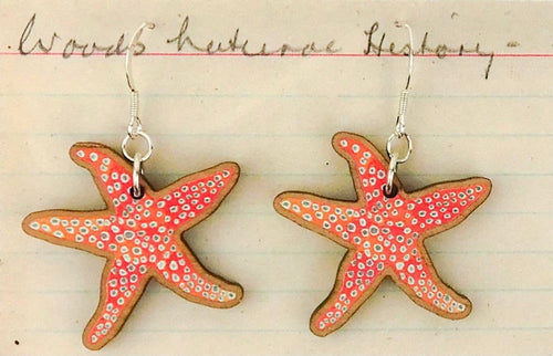 Starfish Wooden Earrings